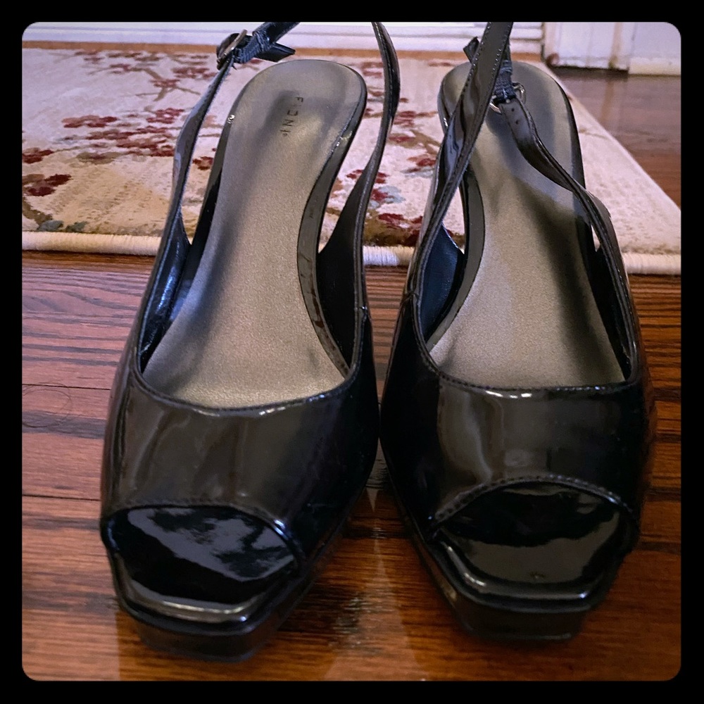 Fioni Black  Dressy Sandals